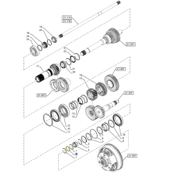 Uszczelka skrzyni biegów CNH